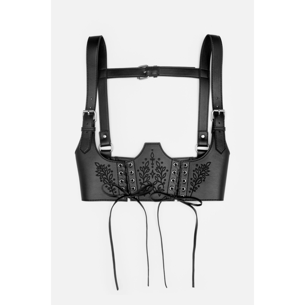 Restyle - Hemlock Lace Up Harnas - Zwart